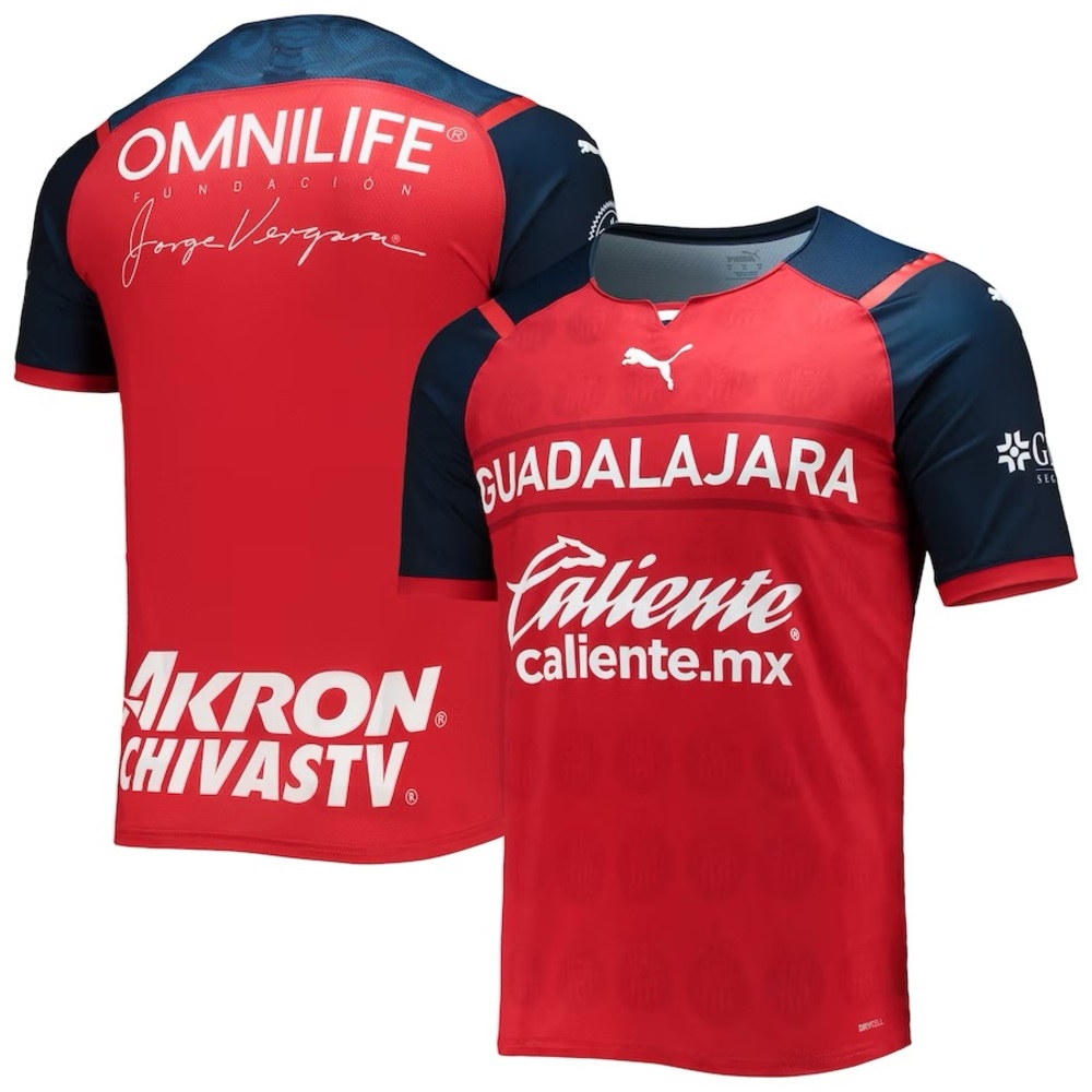 Chivas Puma 2021/22 Third Authentic Jersey - Red